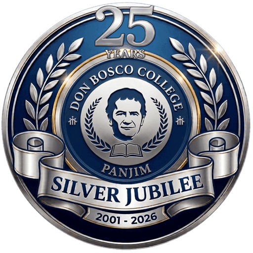 Don Bosco College, Panjim, Goa — Silver Jubilee emblem